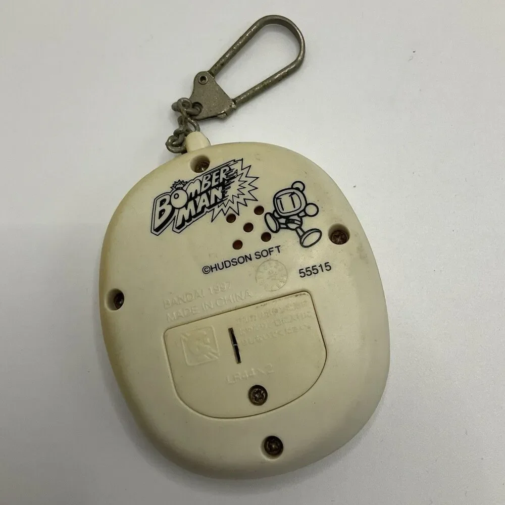 Lot of 5 Bandai Virtual Pet Tamagotchi Gen1 Bomberman Galaxian 1997 READ